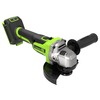 Угловая шлифовальная машина акк. Greenworks AG590, 24V, б/щет, 125 мм, 8500 об/мин, Anti-Kickback, 1х5Ач, быстрое ЗУ, кор (3201007CUG) — фото 13