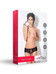 Искушающие шортики с доступом и шнуровкой спереди S/M