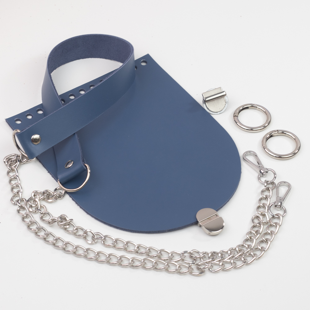 Комплект для сумочки "Орео" Комплект для сумочки Орео "Синий". Ручка с цепочкой и застежка e673668f-ec9d-406e-bd2f-ee2f57c11b42.jfif