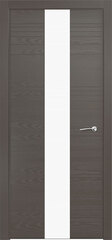 Межкомнатная дверь V-VI / Цвет Гриджио / Остекление "Лакобель белое" / Двери Верда