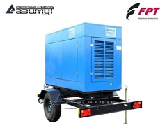 Дизельный генератор Азимут ЭД-64-Т400-1РПМ20 FTP-Iveco на шасси в капоте