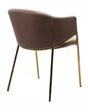 фото 2 Стул DILL BLUVEL-40 BEIGE, велюр/ золотой каркас М-City на profcook.ru