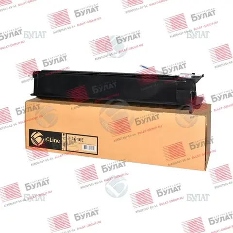 Тонер-картридж БУЛАТ s-Line T-1640E для Toshiba e-Studio 163 (Чёрный, 24000 стр.), совместимый