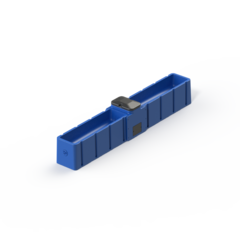 Поилка 4-х метровая открытая с подогревом/320 л (с запенкой*) Ирпласт 320 л.(4000x630x755см;синий) - арт.560891