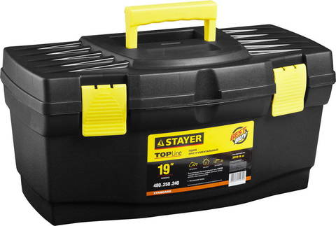 STAYER ORION-19, 480 х 250 х 240 мм, (19?), Пластиковый ящик для инструментов (38110-18)
