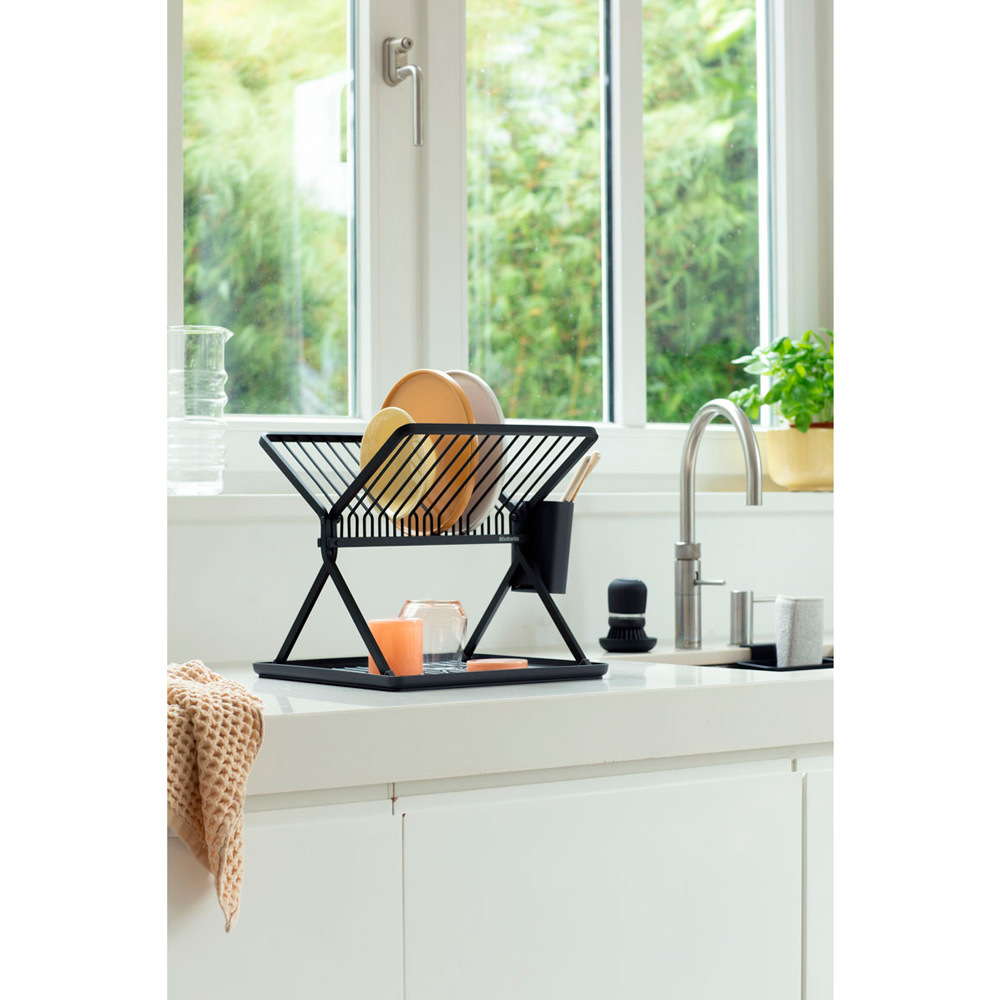 Складная сушилка для посуды, Темно-серый, арт. 139406 - фото 3