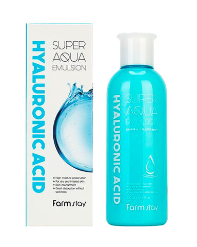 FarmStay Hyaluronic Acid Super Aqua - Эмульсия суперувлажняющая с гиалуроновой кислотой