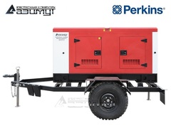 Дизельный генератор Азимут ЭД-60-Т400-1РКМ18 Perkins на шасси в кожухе