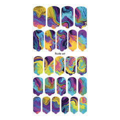 ПЛЕНКИ NAIL WRAPS FLUIDE ART
