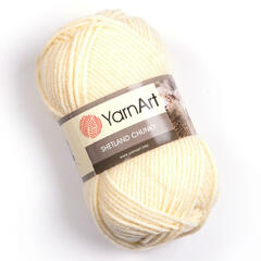 Пряжа Shetland Chunky. Цвет: Молочный. Артикул: 603