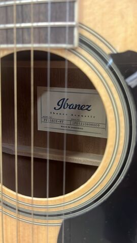 IBANEZ PF15ECE-NT электроакустическая гитара