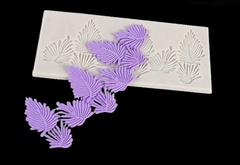 Силиконовый коврик Листья бордюр