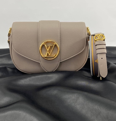 Сумка Louis Vuitton Pont 9 Soft PM светло-серый