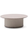 Уличный журнальный столик Sedalis Ø100 см, серый