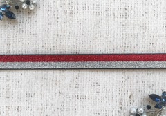 Резинка с люрексом, ш.  1 см.