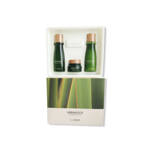 the SAEM Urban Eco Harakeke Mini 3 items Set 31ml*2+8ml