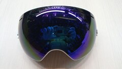 Очки маска горнолыжная сноубордическая зимняя POC цвет белый.