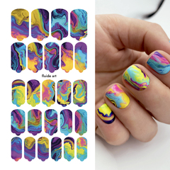 ПЛЕНКИ NAIL WRAPS FLUIDE ART