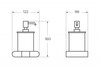 Art&Max AM-E-3998-MB PLATINO AM-E-3998-MB Диспенсер, черный матовый