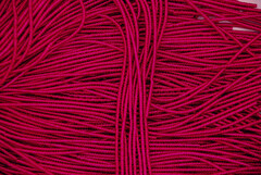 Фигурная канитель "Бамбук"  маджента 2,1мм