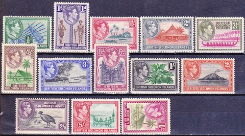 British Solomon Islands 1939 №60-72 *MH