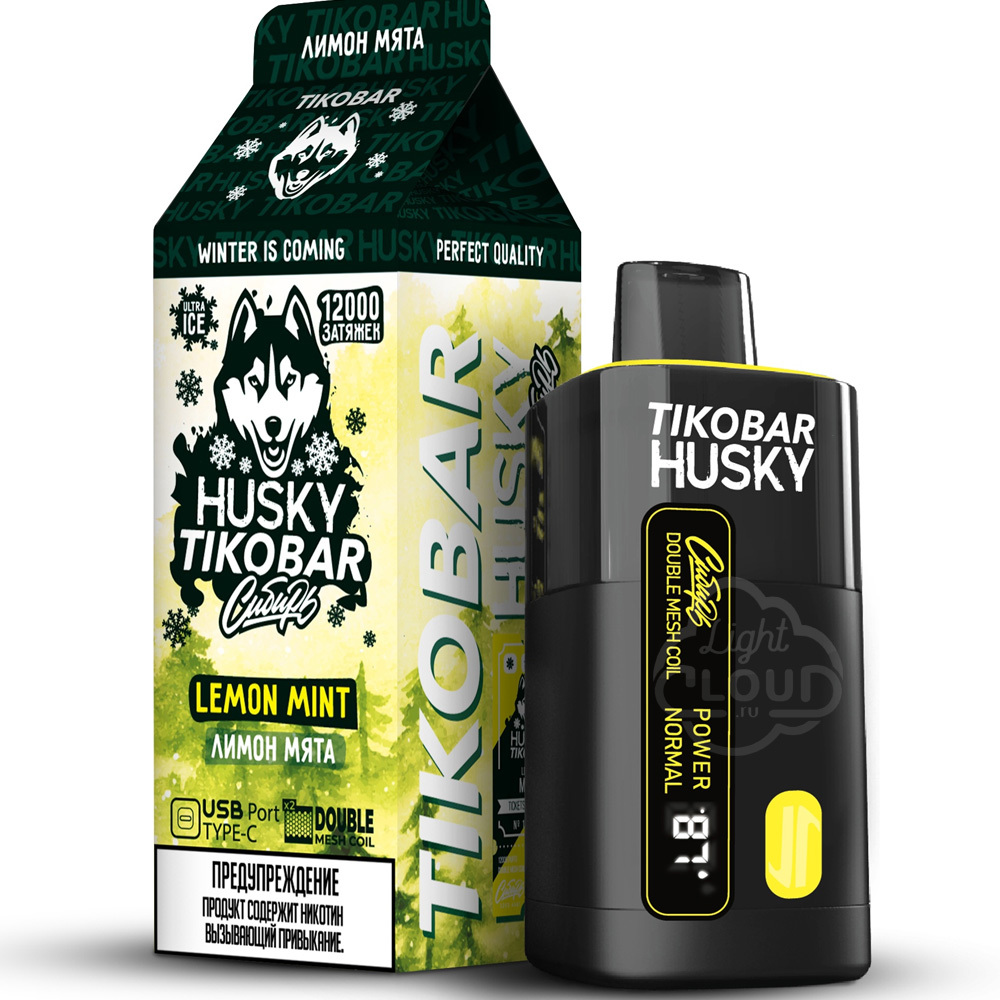 Одноразовая ЭС Tikobar x Husky Сибирь 12000