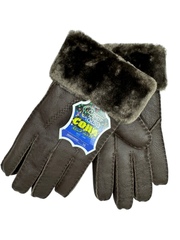 Перчатки. Мужские. Материал верха: Дубленка. Подклад: Дубленка. 10 шт в упаковке, разные цвета.