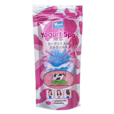 Солевой спа-скраб для тела с Йогуртом  Yoko Yogurt Spa Milk, 300 гр.