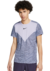 Футболка теннисная Nike Dri-Fit Slam Tennis Top - oxygen purple/black