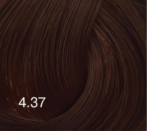 4.37 шатен золотисто-коричневый, крем-краска для волос Bouticle/ Expert Color 100ml