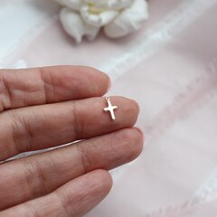 УЦЕНКА!!! Подвеска Крестик 10*6 мм, покрытие позолота, У060