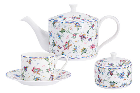 Чайный сервиз Anna Lafarg Emily Букингем 14 предметов на 6 персон