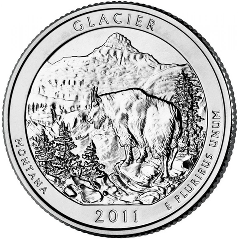 25 центов 7-й парк Национальный парк Глейшер, Монтана ( двор D )