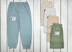 Штанишки д/детей однотонные (интерлок лапша)