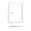 Cezares TRAY-M-AH-35-W TRAY-M-AH-120/90-35-W Душевой поддон из стеклокомпозита (SMC)