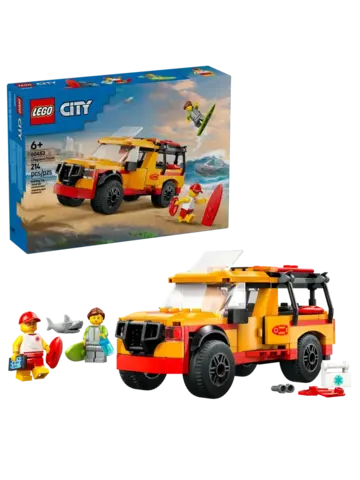 Конструктор LEGO Сity 60453 Cпасательный автомобиль на пляже