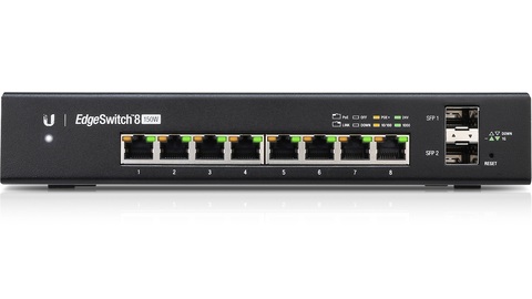 Коммутатор Ubiquiti EdgeSwitch PoE 8 портов 150W