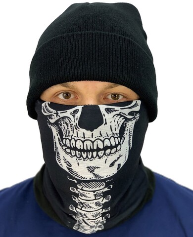 Картинка шарф-труба Skully Wear Tube fleece skull S127 - 1