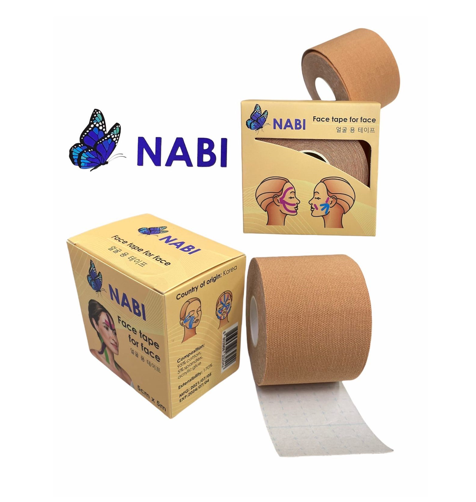 

Тейп для лица NABI
