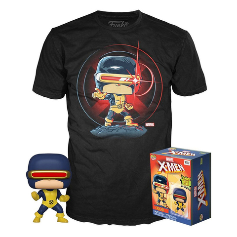 Набор Funko POP! Marvel 80 Years: Cyclops + T-Shirt (L)
