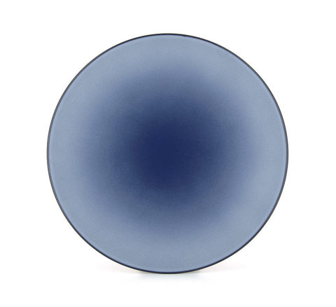 Фарфоровое круглое блюдо Cirrus Blue 31.5 см, синие, артикул 649503, серия Equinoxe