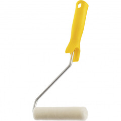 80592 Мини-валик в сборе "Лаки" , 110 мм, ворс 5 мм, D 16 мм, D ручки 6 мм, велюр Сибртех