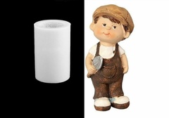 Силиконовый молд Мальчик в песочнице. 3 D