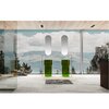 Раковина отдельностоящая прозрачная ABBER Kristall AT2701Emerald-H зеленая