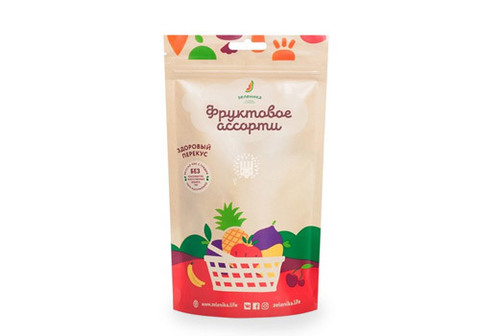 Здоровый фруктовый перекус из фруктового ассорти, 20г