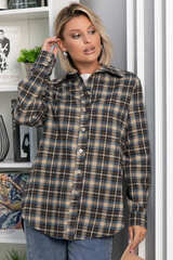 Рубашка Денни (бежево-коричневая) Б14136-7М LT Collection