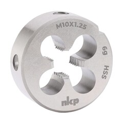 Плашка М10х1,25 DINEN22568 HSS 6g 30х11мм NKP 240101N