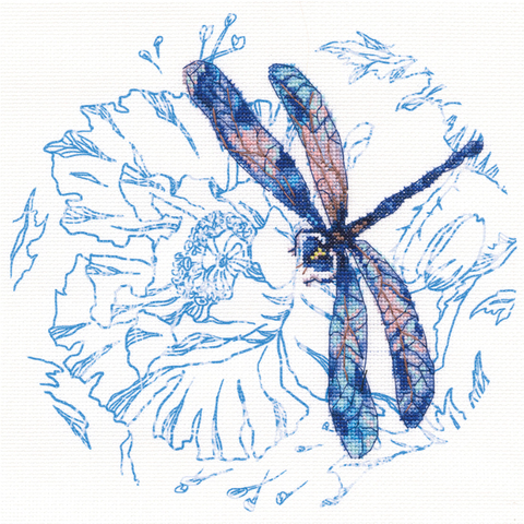 Коллекция:	Бабочки / Цветы¶Название по-английски:	Dance of dragonflies¶Название по-русски:	Танец стр