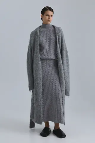 Кардиган макси из альпаки Opora