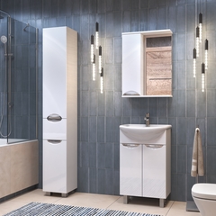 Шкаф навесной с зеркалом Callao 500 (левый)